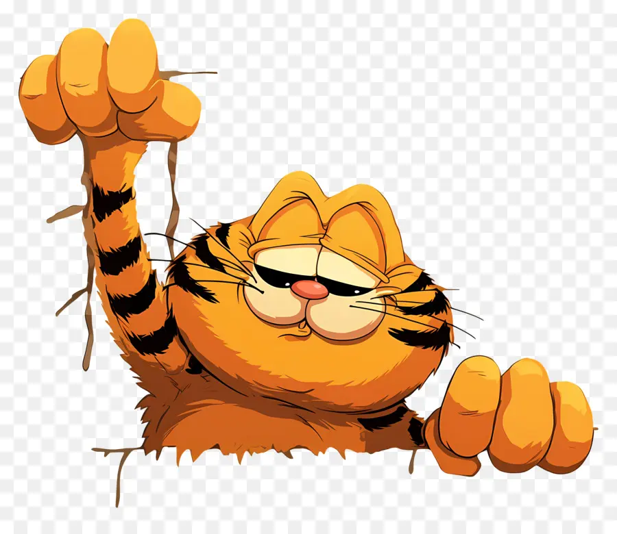 Garfield，Gato Naranja PNG