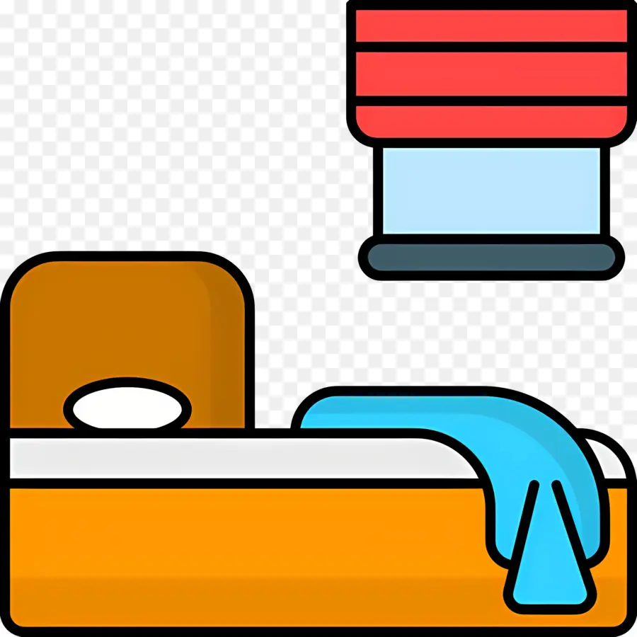 Dormitorio，Cama PNG