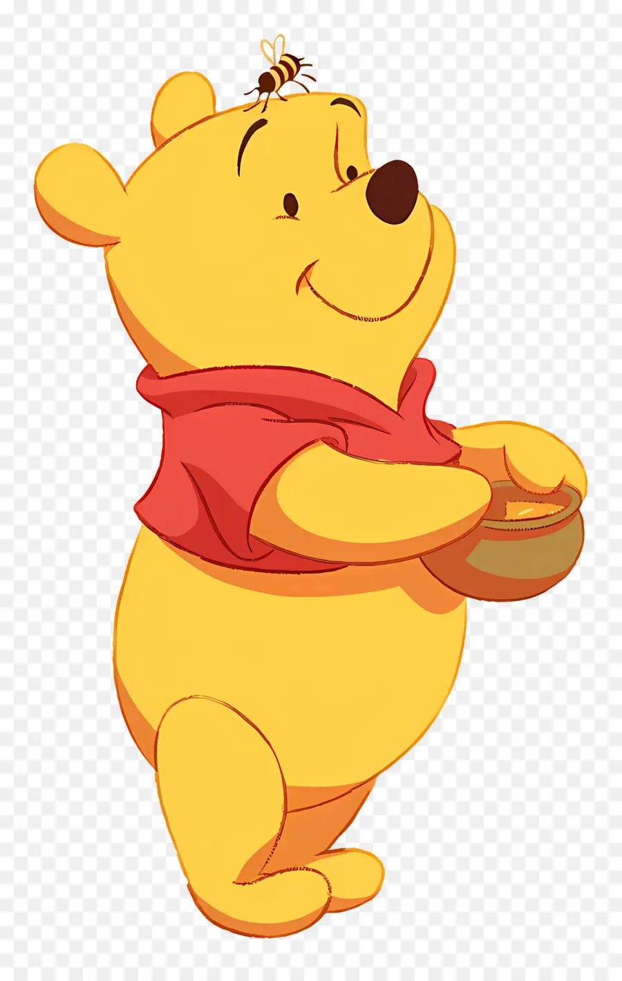 Winnie El Pooh，Oso Amarillo Con Miel PNG