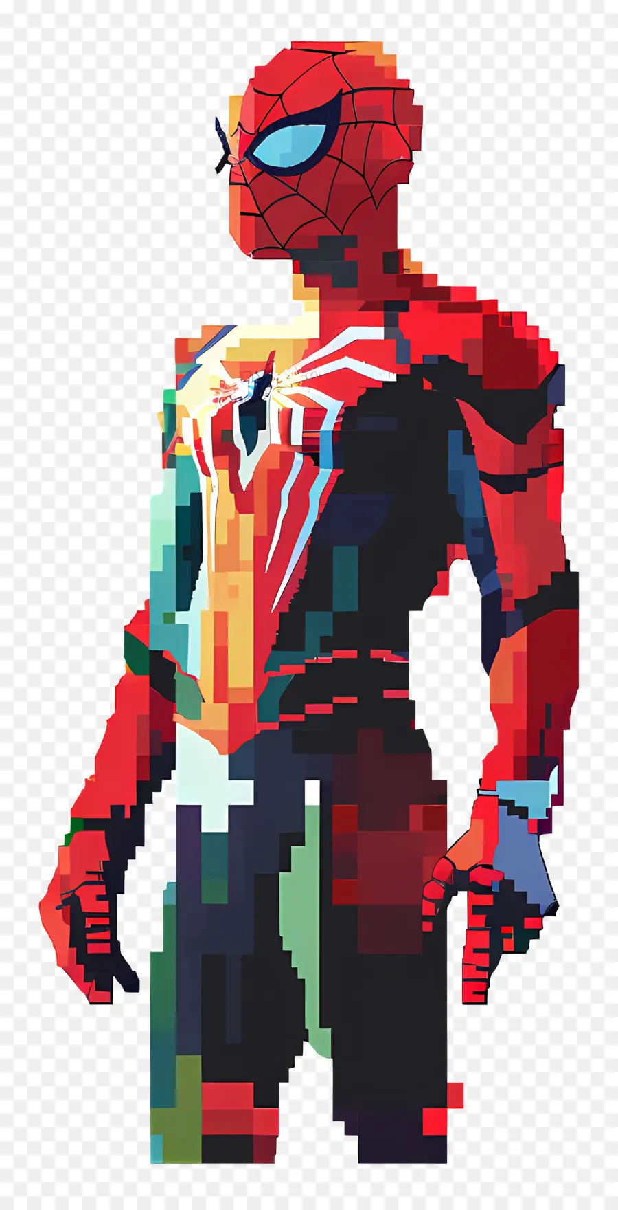 Píxel Spiderman，Píxel Spider Man PNG