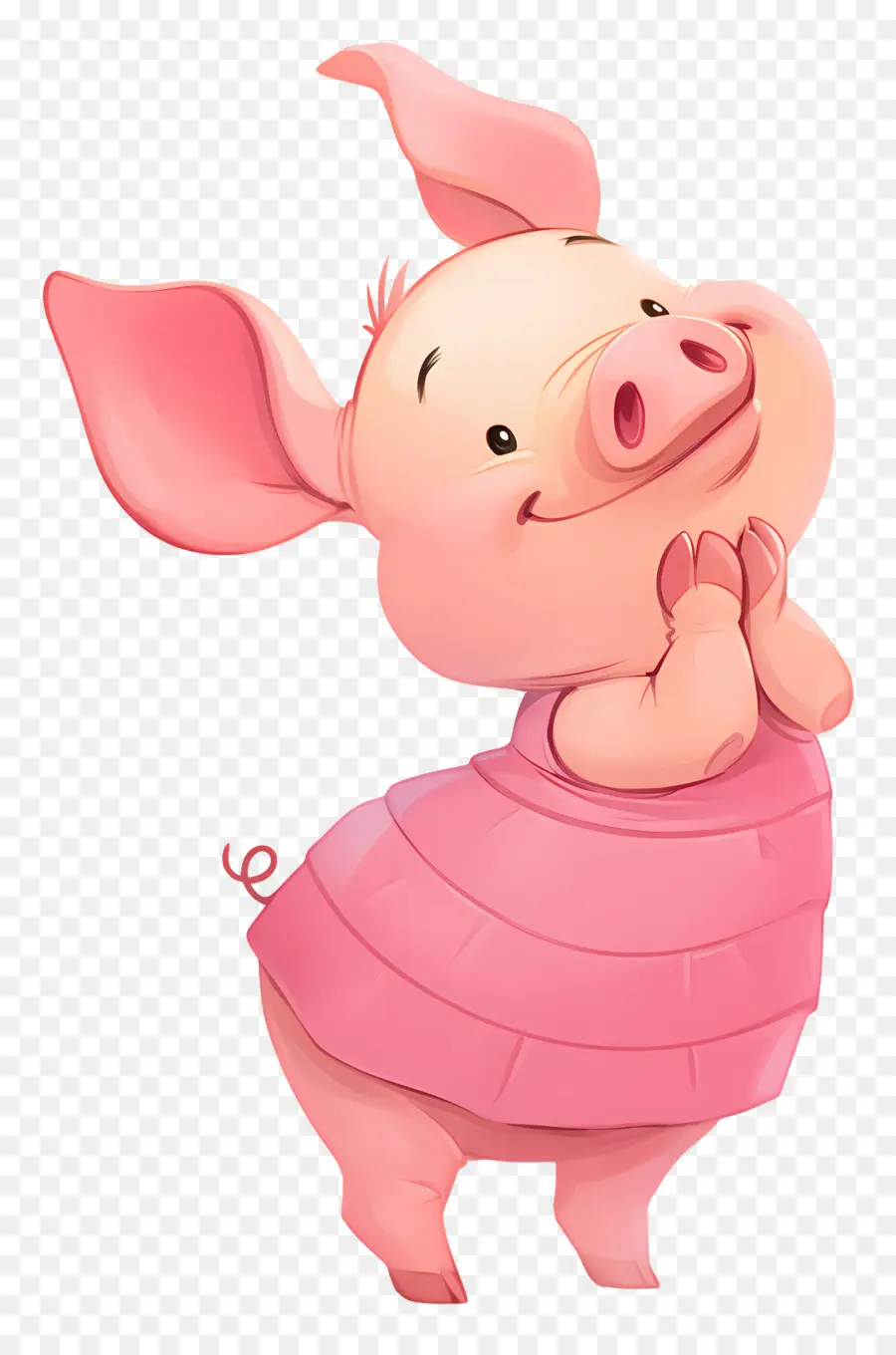 Cerdito，Rosa PNG