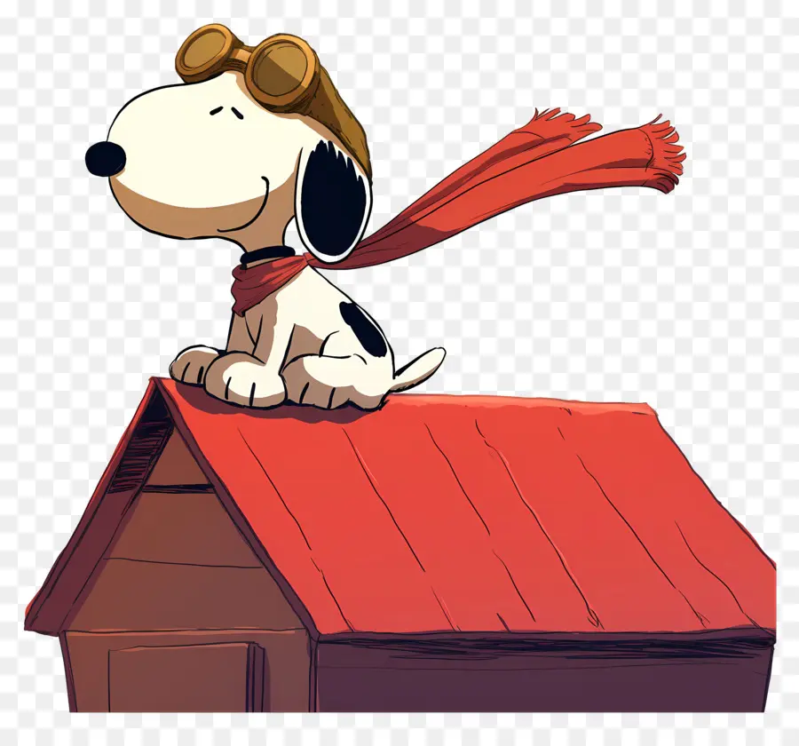 Snoopy，Perro De Dibujos Animados Con Gafas PNG