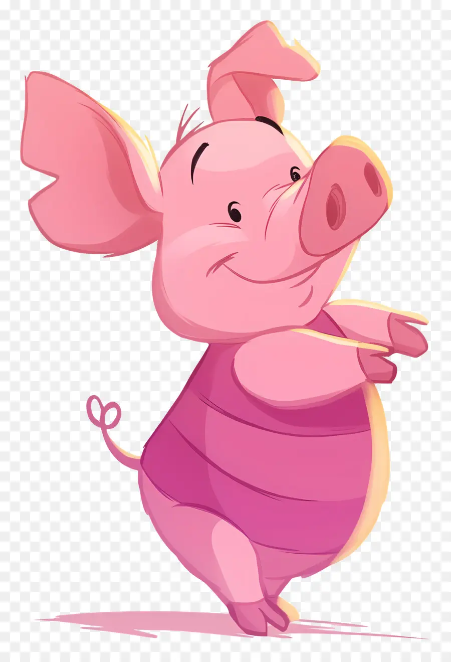 Cerdito，Rosa PNG