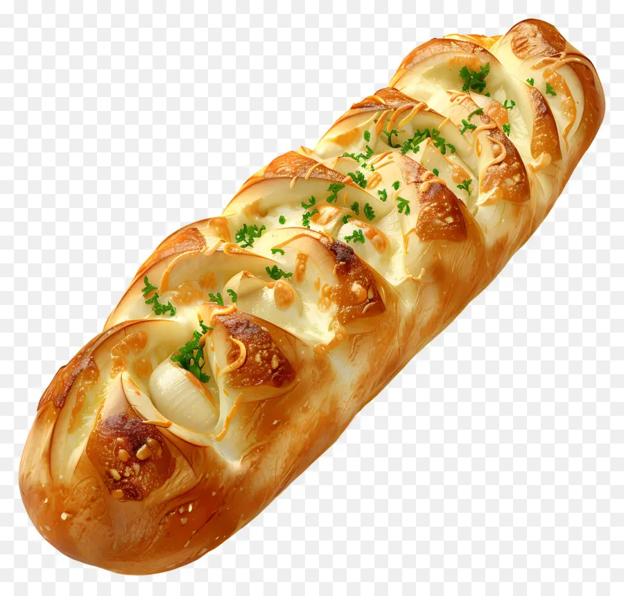 Pan De Ajo，Queso PNG