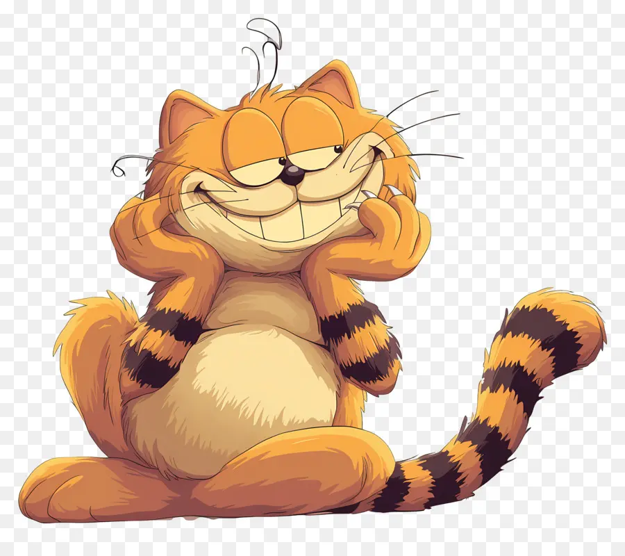 Garfield，Gato Naranja PNG