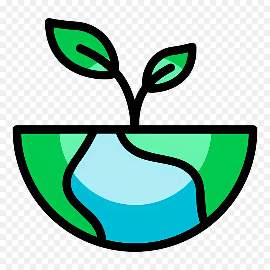 Sostenibilidad，Planta Y Agua PNG