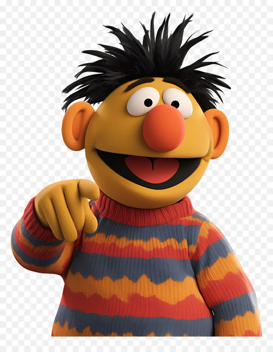 Ernie，Personaje De Dibujos Animados PNG