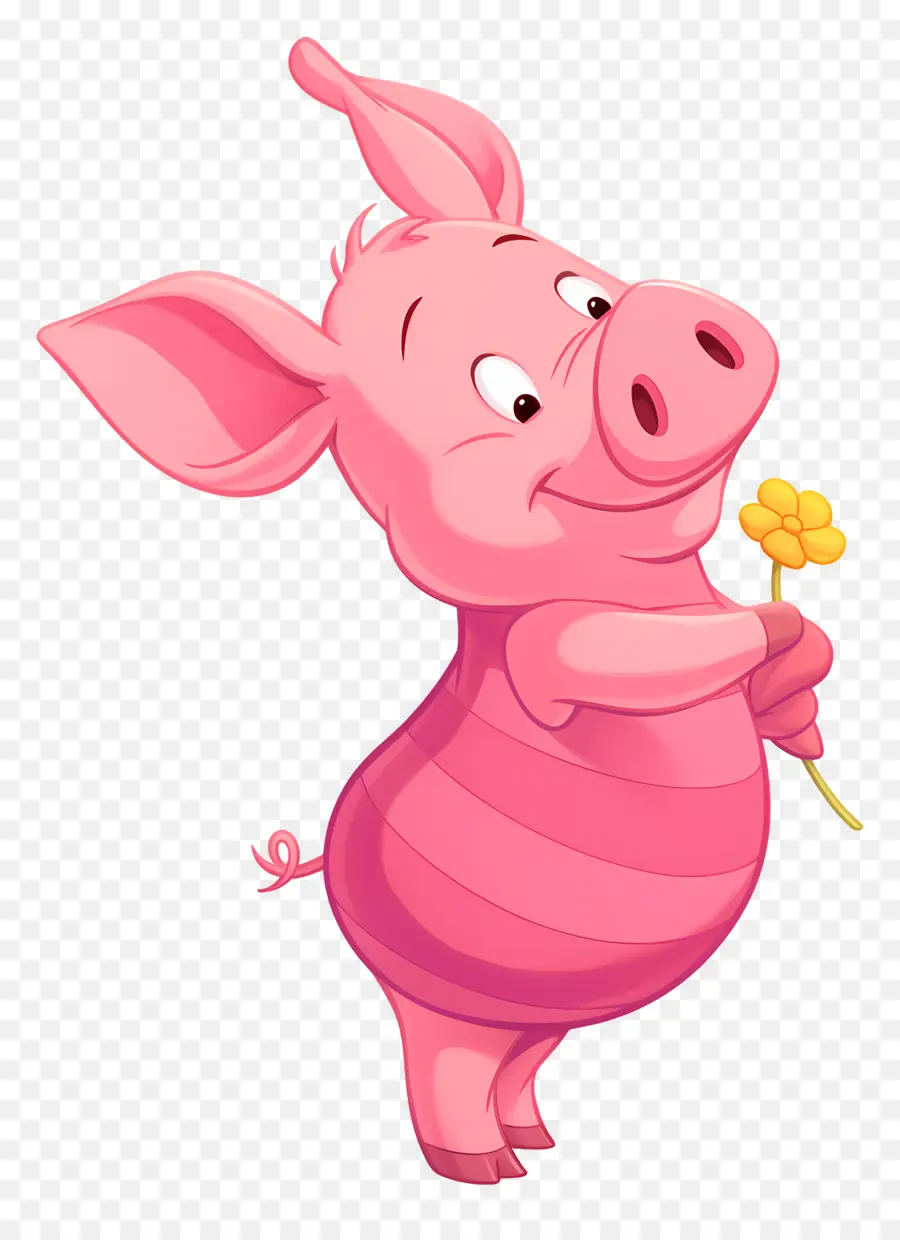 Cerdito，Rosa PNG