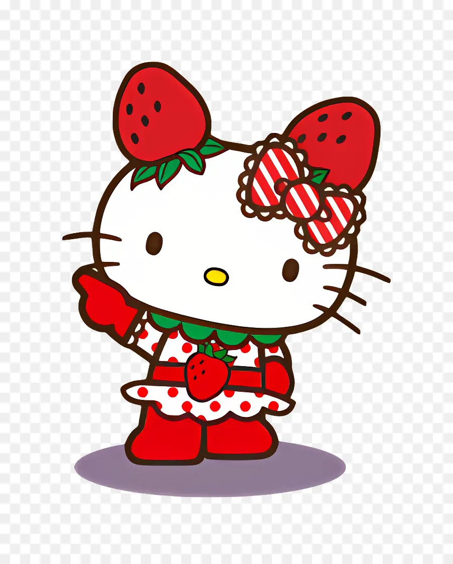 Ichigoman，Fresa Hello Kitty PNG