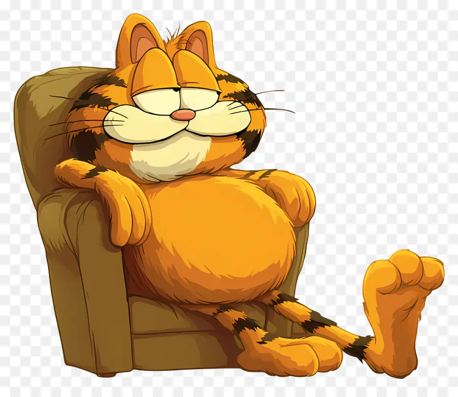 Garfield，Gato Naranja PNG