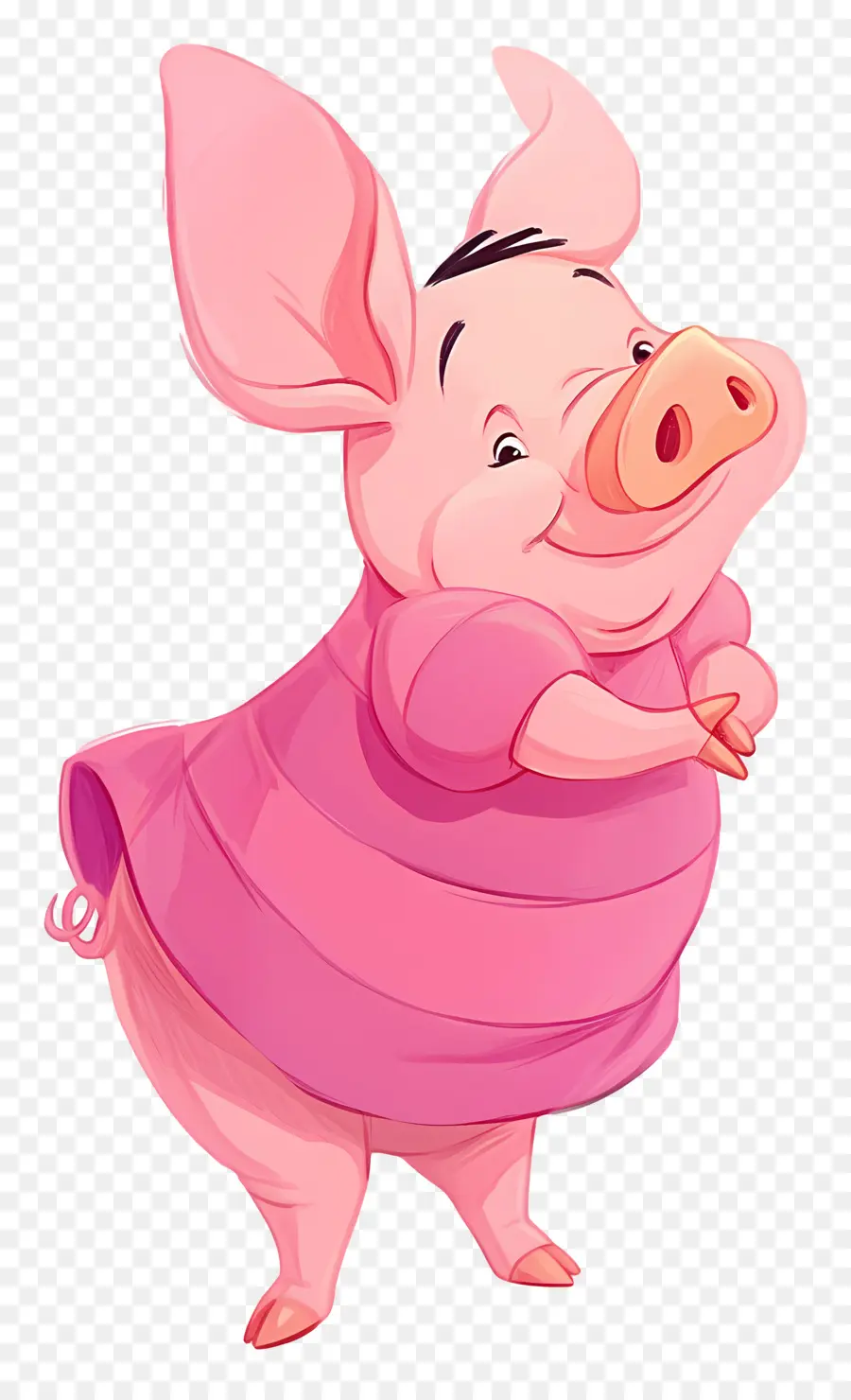 Cerdito，Rosa PNG