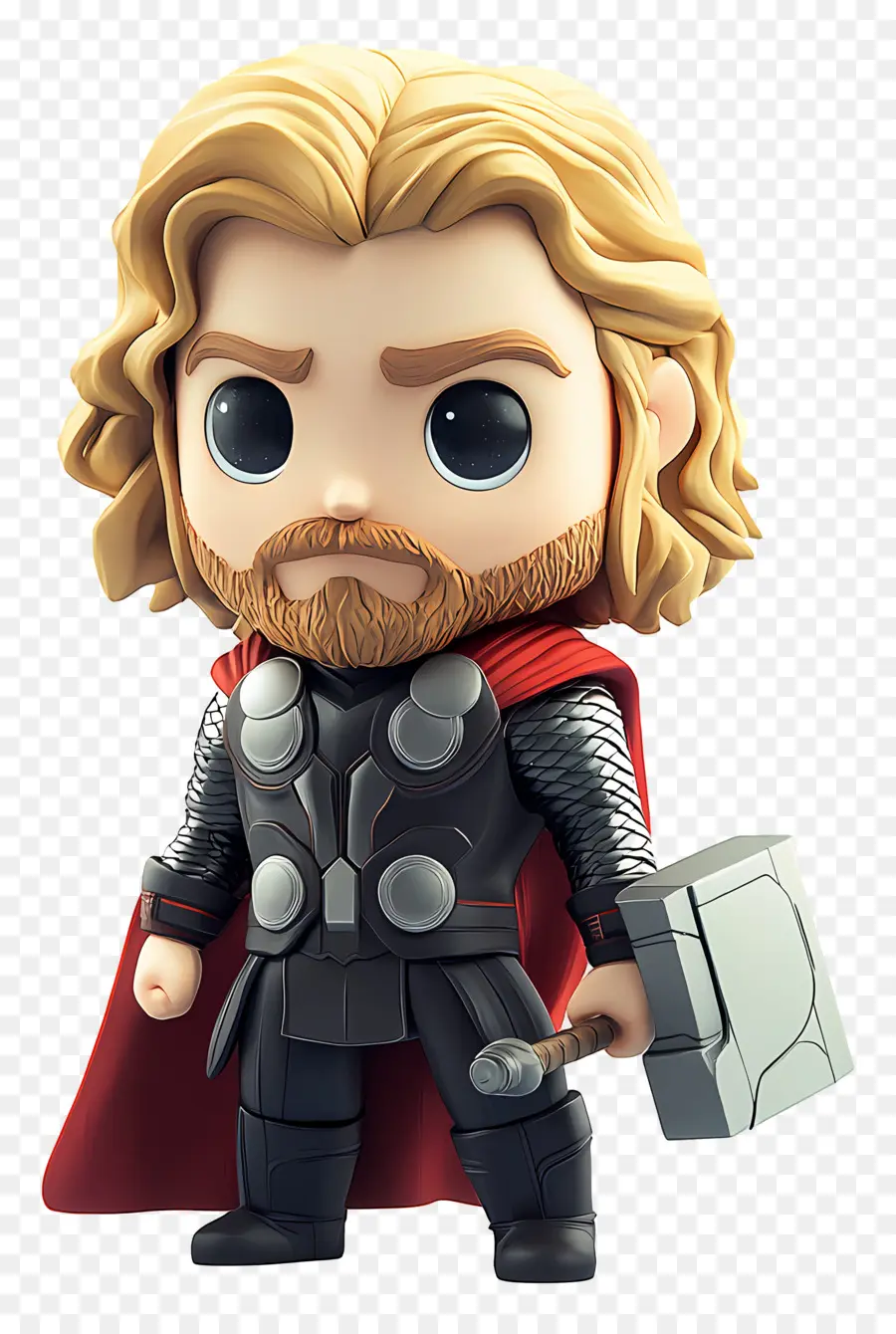 Thor，Superhéroe Rubio Con Martillo PNG