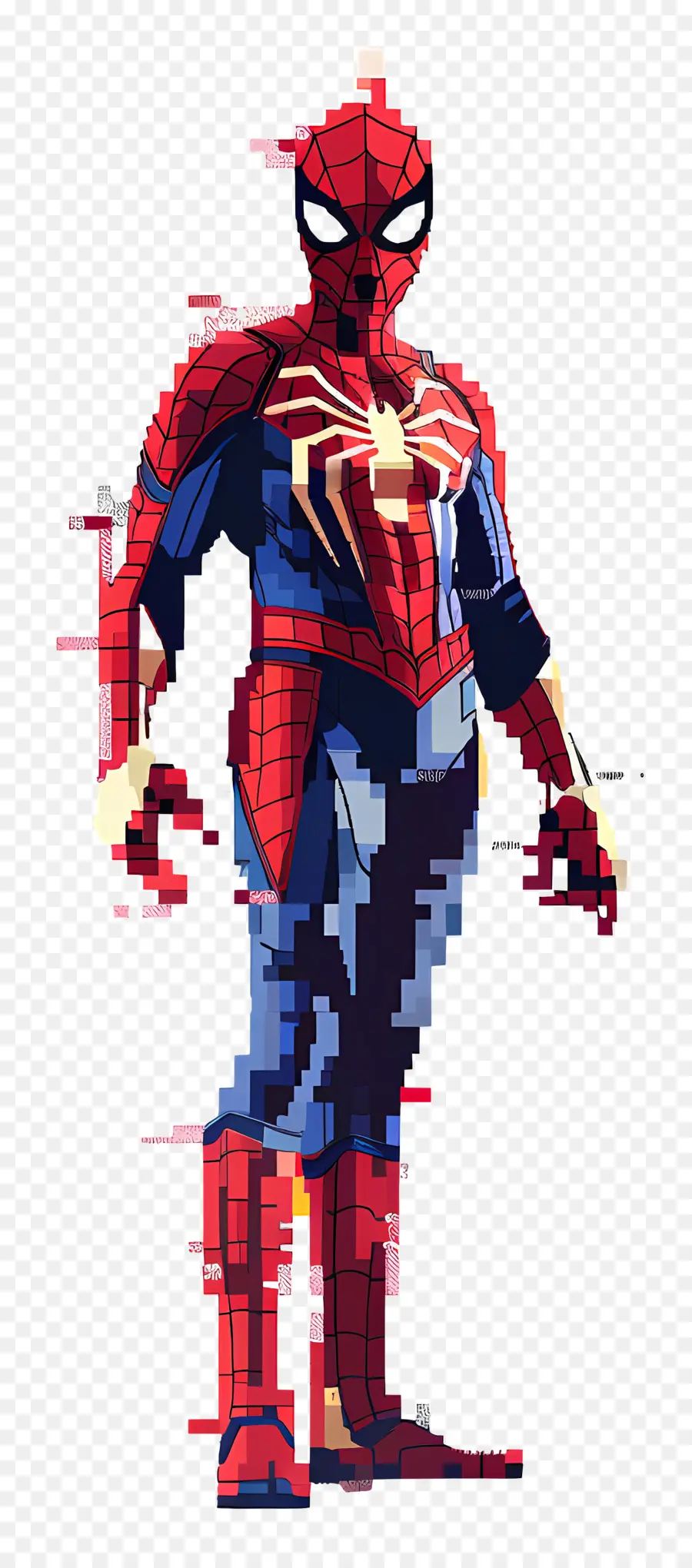 Píxel Spiderman，Hombre Araña Pixelado PNG