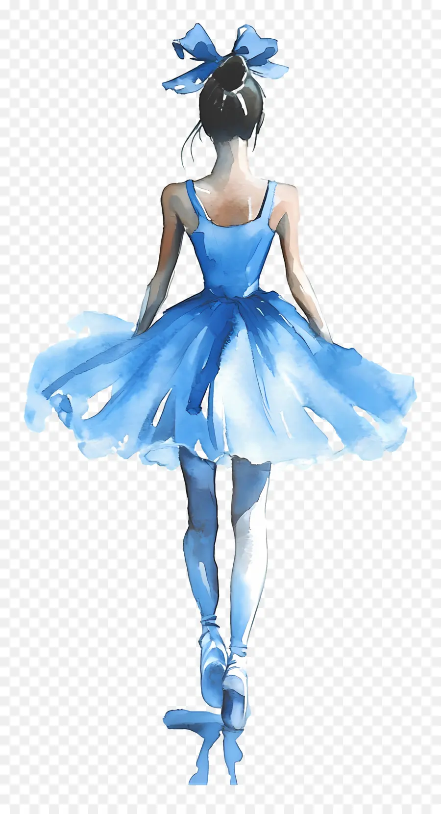 Ballet，Bailarina Azul PNG