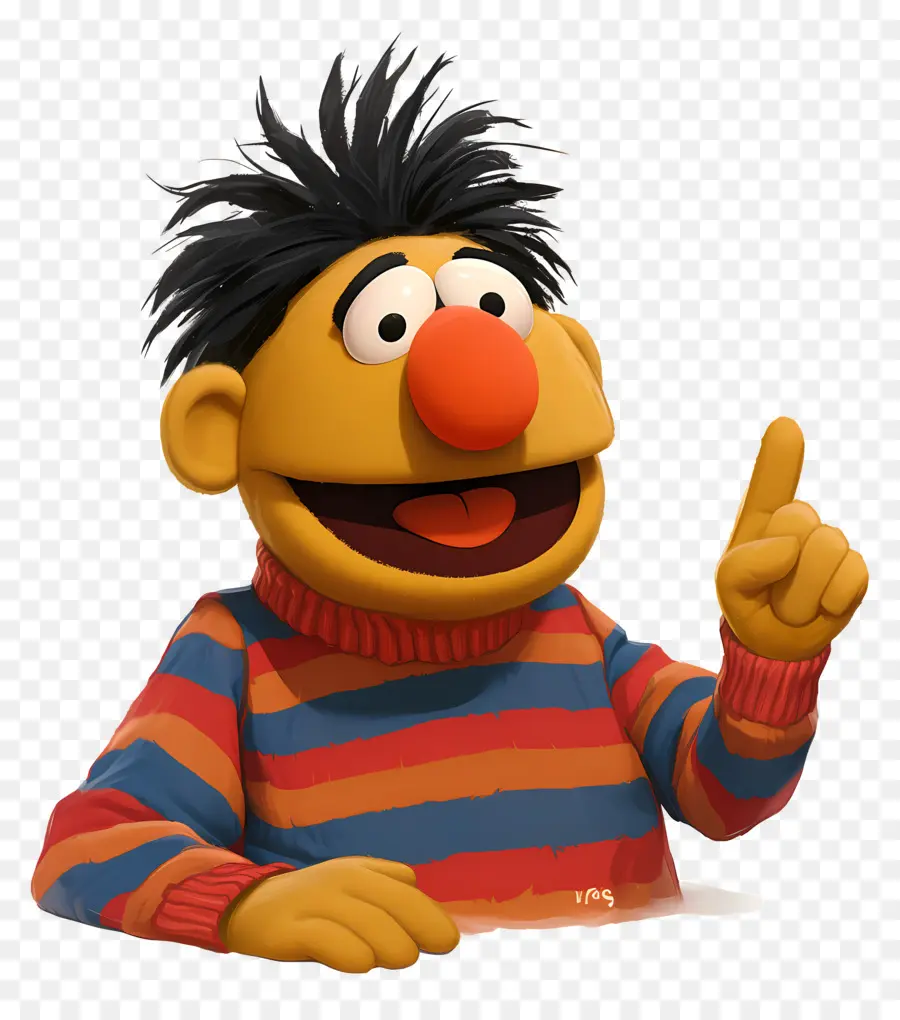 Ernie，Personaje De Dibujos Animados PNG