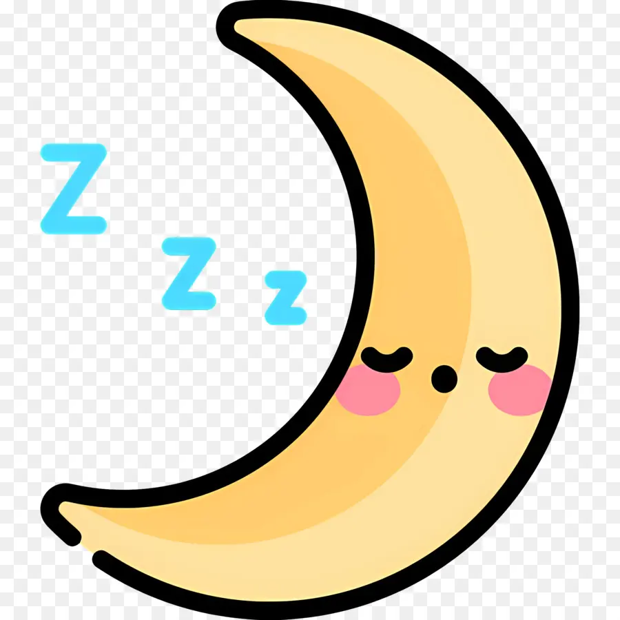 Dormir Zzz，Luna Con Z PNG