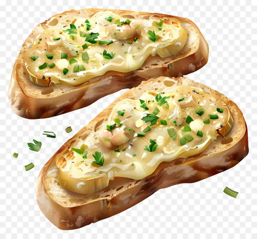 Pan De Ajo，Queso PNG