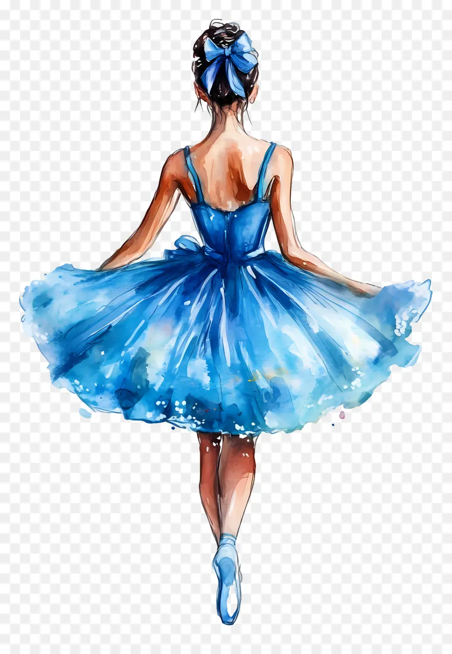 Ballet，Bailarina Azul PNG