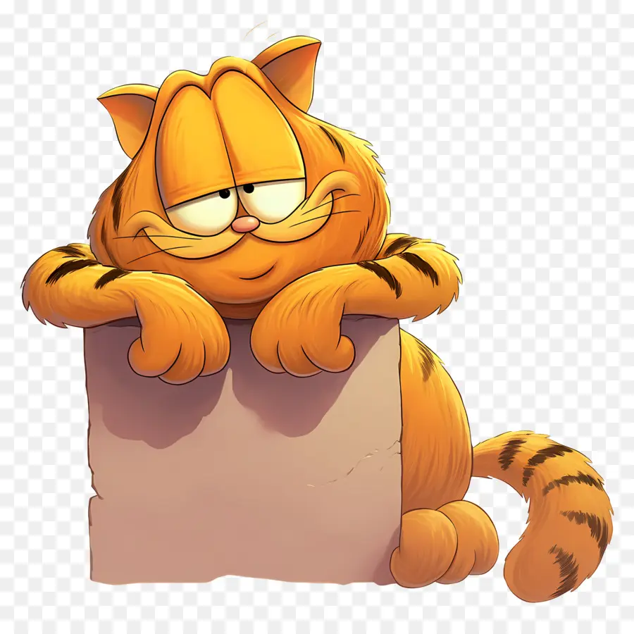 Garfield，Gato Naranja PNG