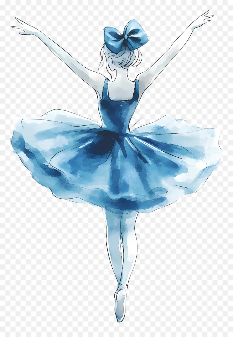 Ballet，Bailarina Azul PNG