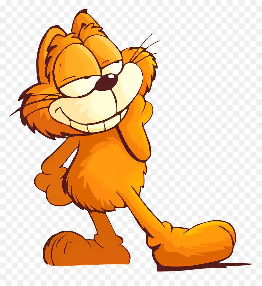 Garfield，Gato Naranja PNG