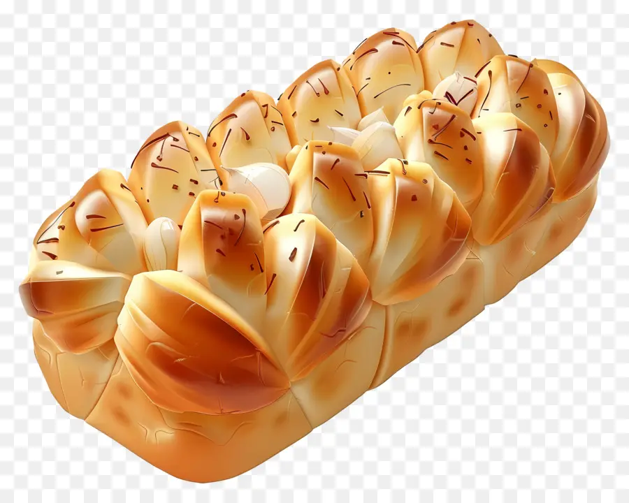 Pan De Ajo，Pan Trenzado PNG