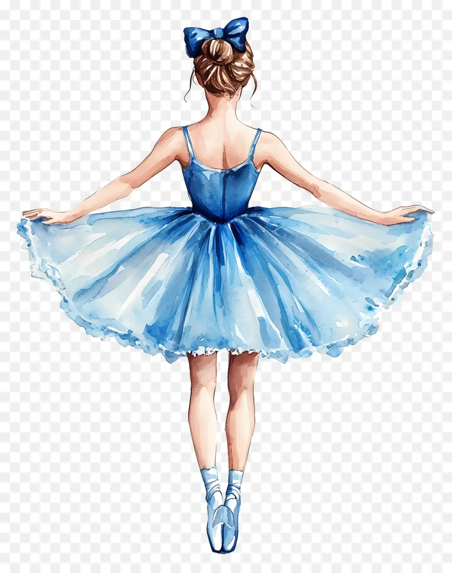 Ballet，Bailarina Azul PNG