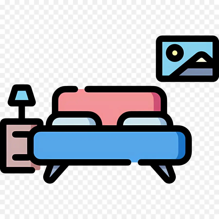 Dormitorio，Cama PNG