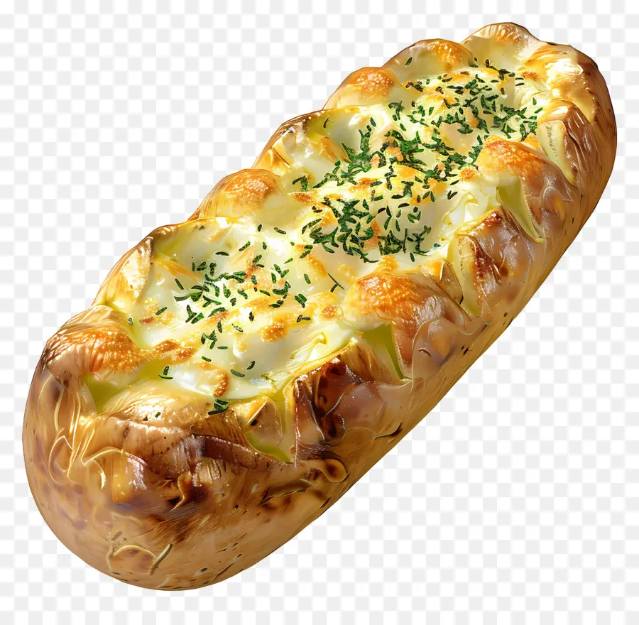 Pan De Ajo，Queso PNG