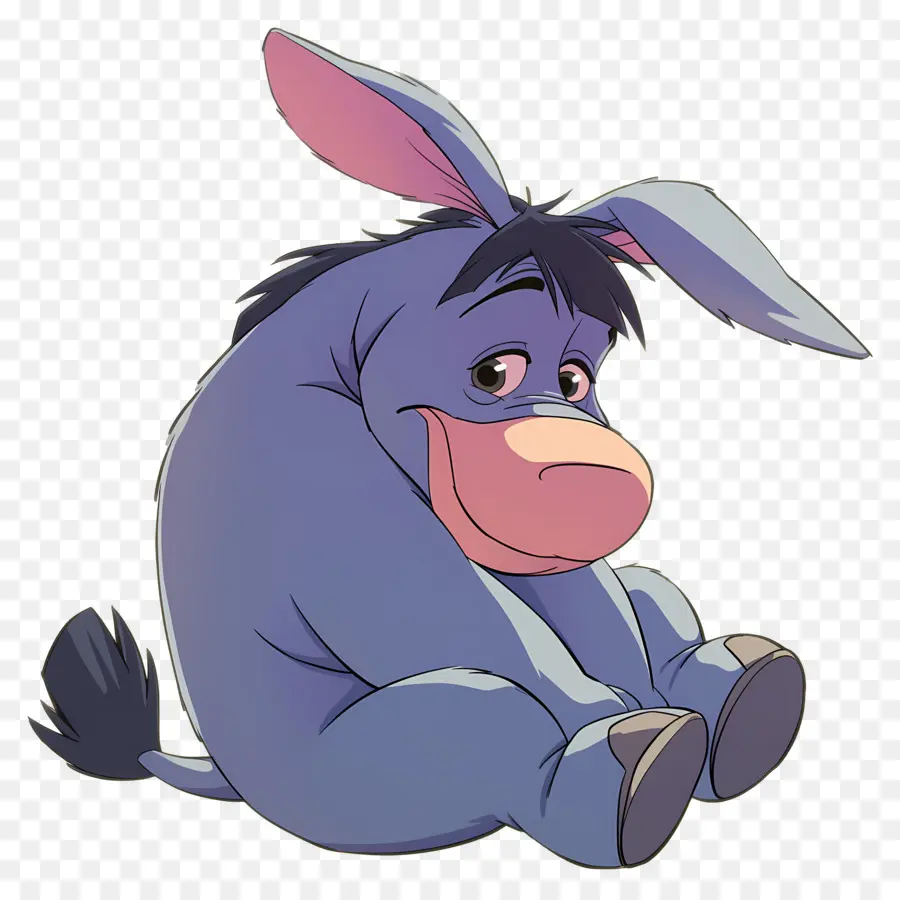 Eeyore，Burro PNG