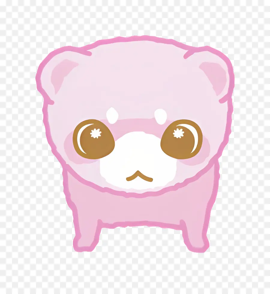 Bosanimal，Oso Rosa De Dibujos Animados PNG