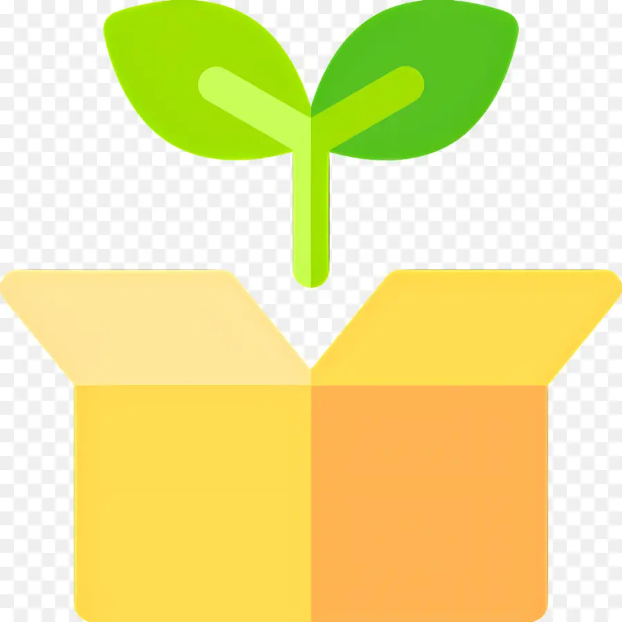 Sostenibilidad，Planta En Caja PNG