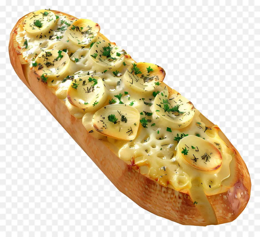 Pan De Ajo，Queso PNG