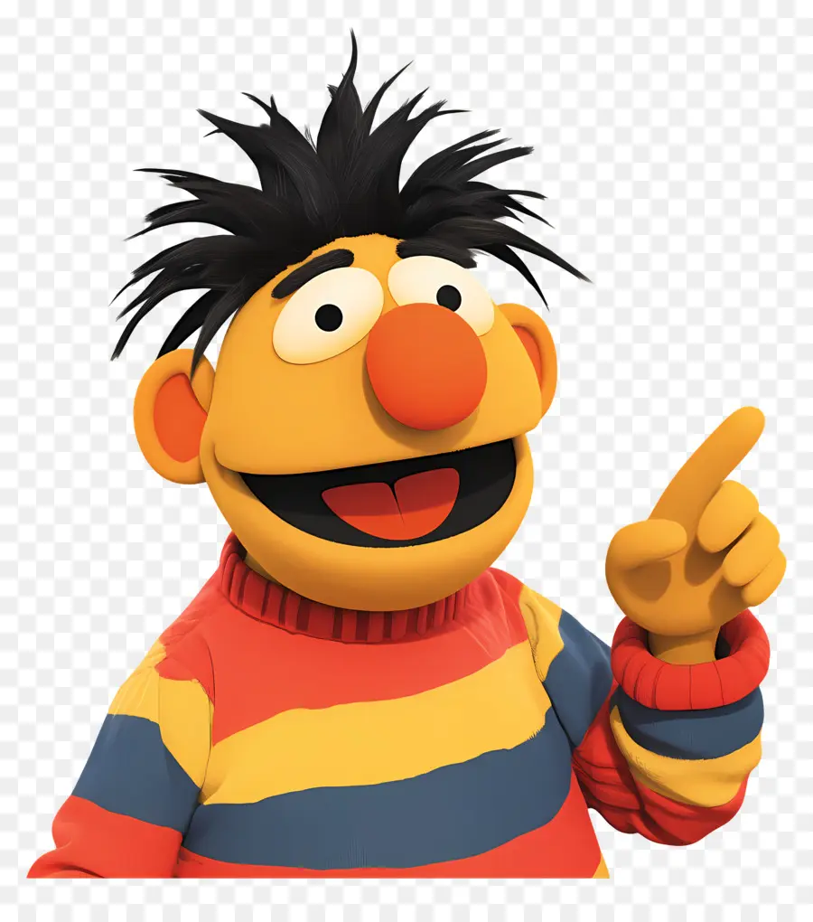 Ernie，Personaje De Dibujos Animados PNG