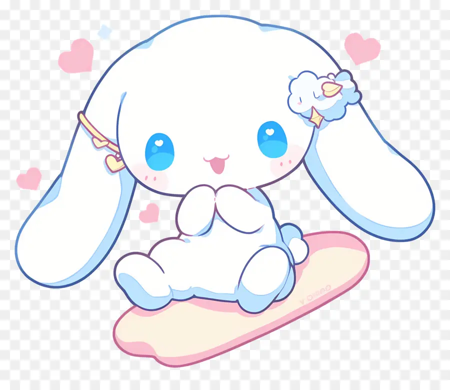 Lindo Cinnamoroll，Conejito Blanco PNG