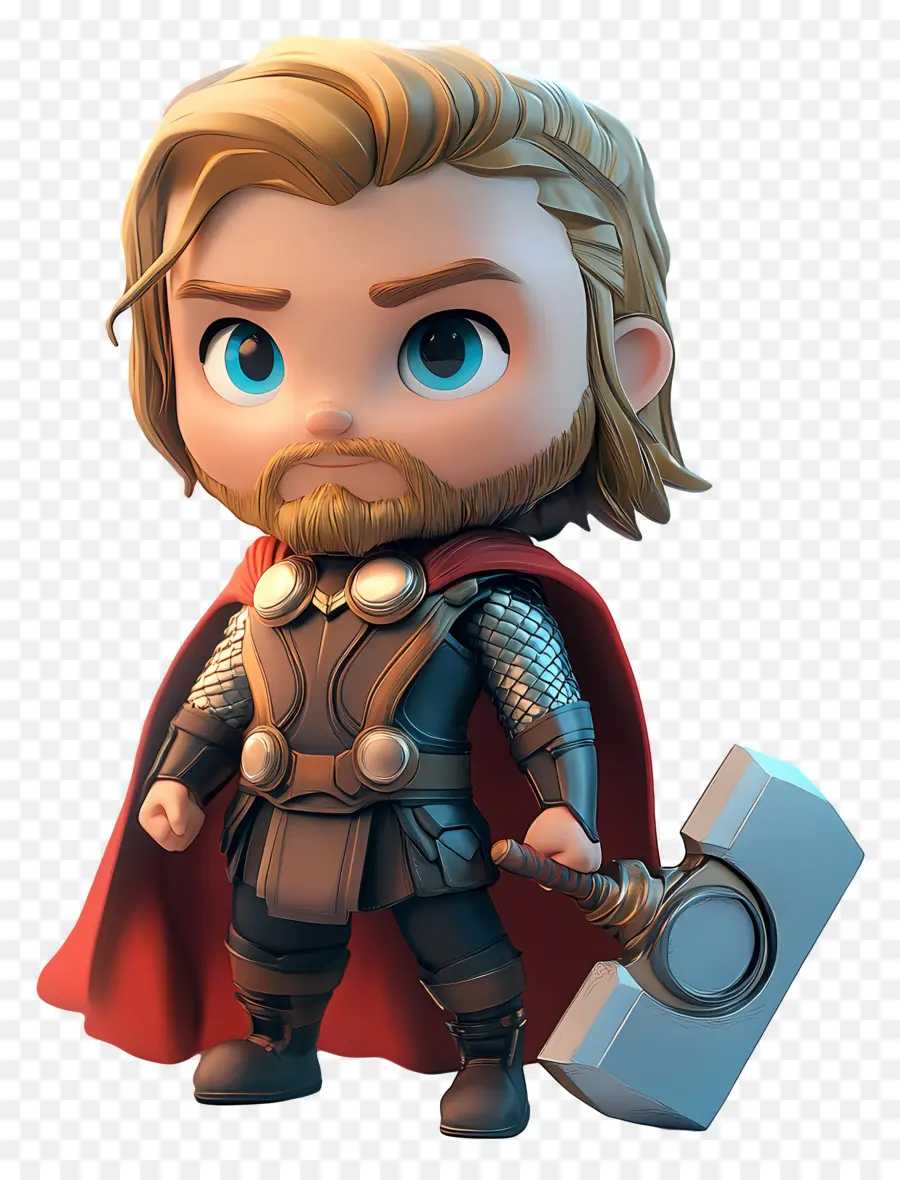 Thor，Héroe Chibi PNG