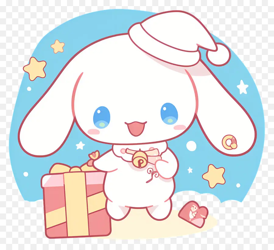 Lindo Cinnamoroll，Conejito Con Adornos Navideños PNG