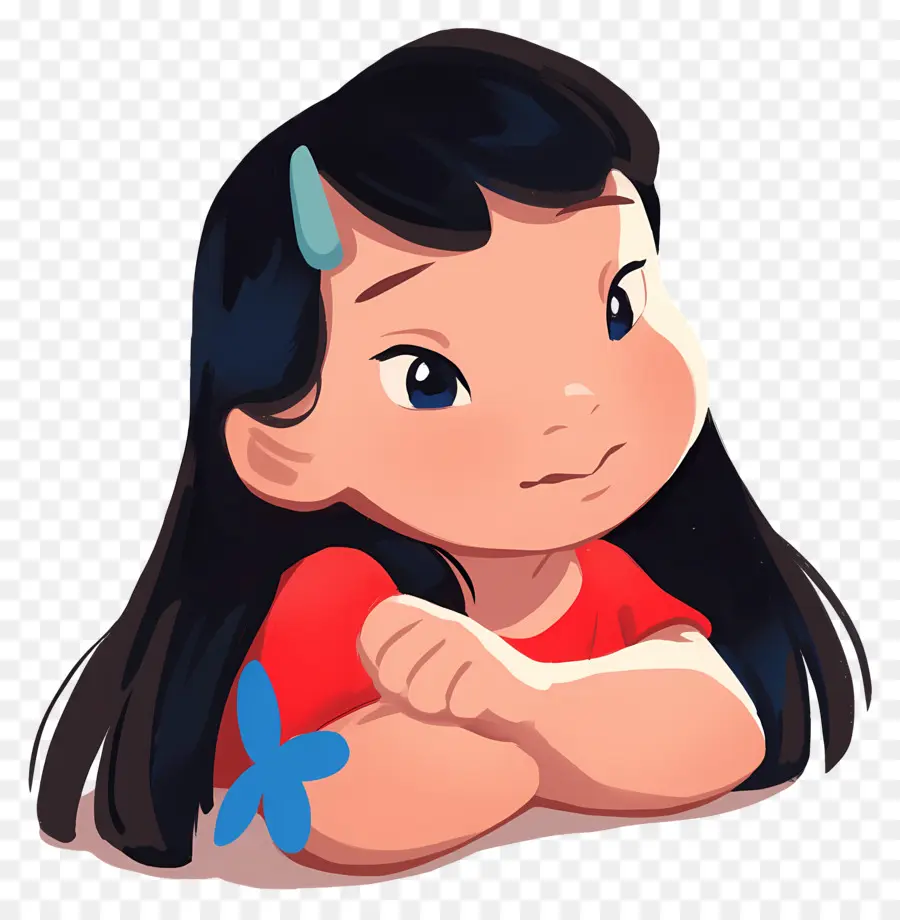 Lilo Pelekai，Chica Animada PNG