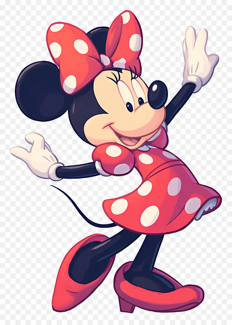 Minnie Ratón，Ratón De Dibujos Animados PNG