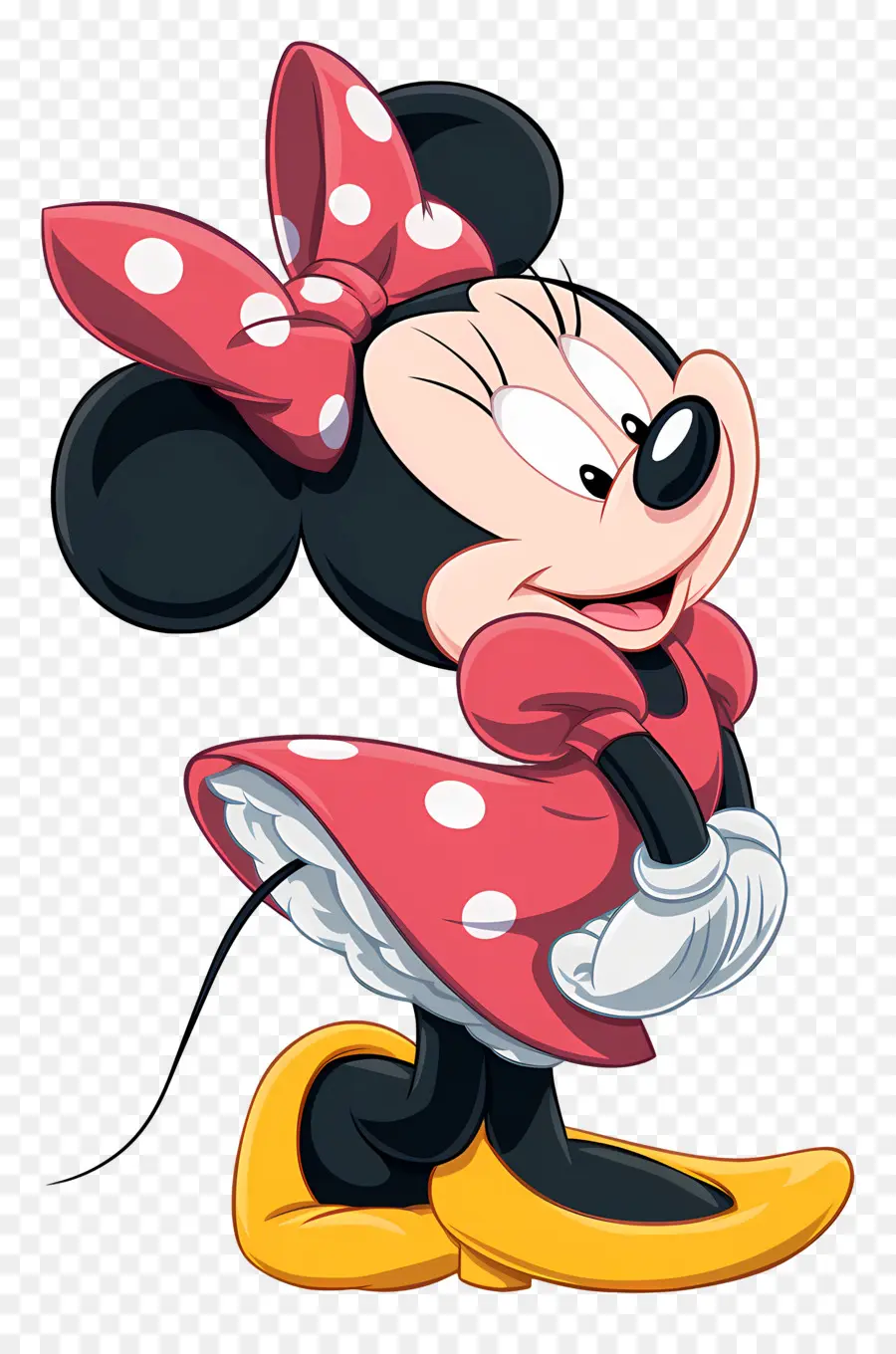 Minnie Ratón，Ratón De Dibujos Animados PNG