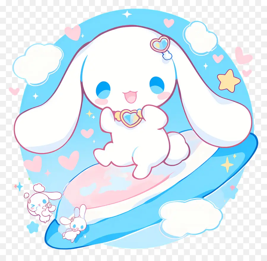 Lindo Cinnamoroll，Conejito Blanco PNG