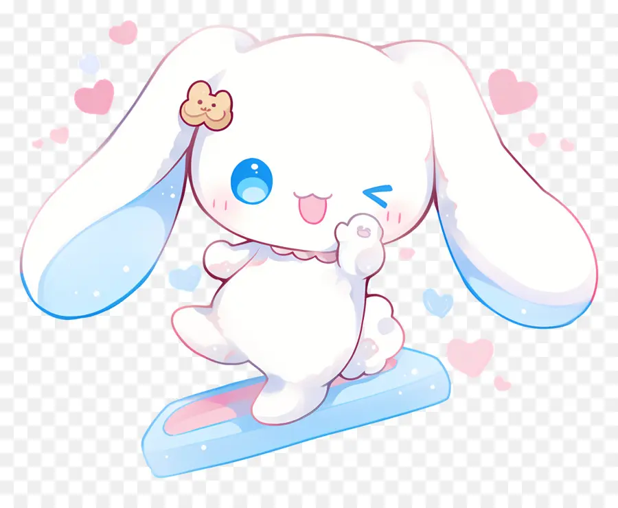 Lindo Cinnamoroll，Conejito Blanco PNG