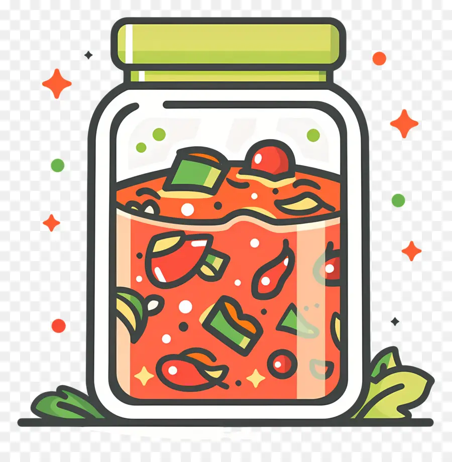 Tarro De Kimchi，Tarro De Pepinillos PNG