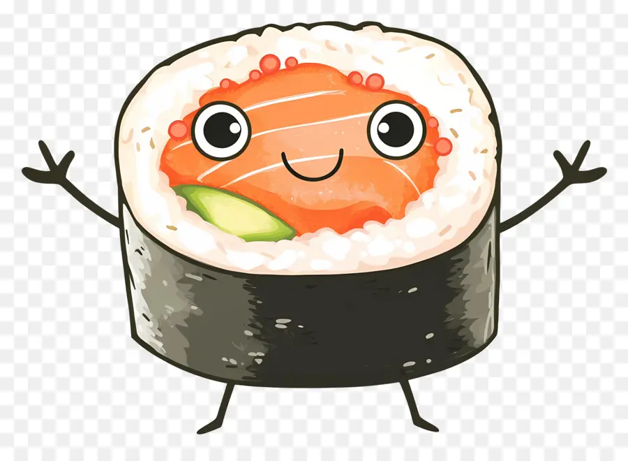 Lindo Sushi，Lindo Rollo De Sushi PNG