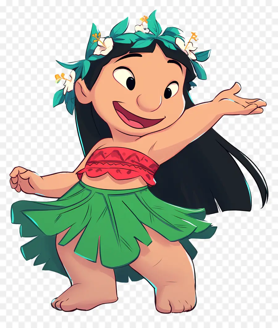 Lilo Pelekai，Chica Hula PNG