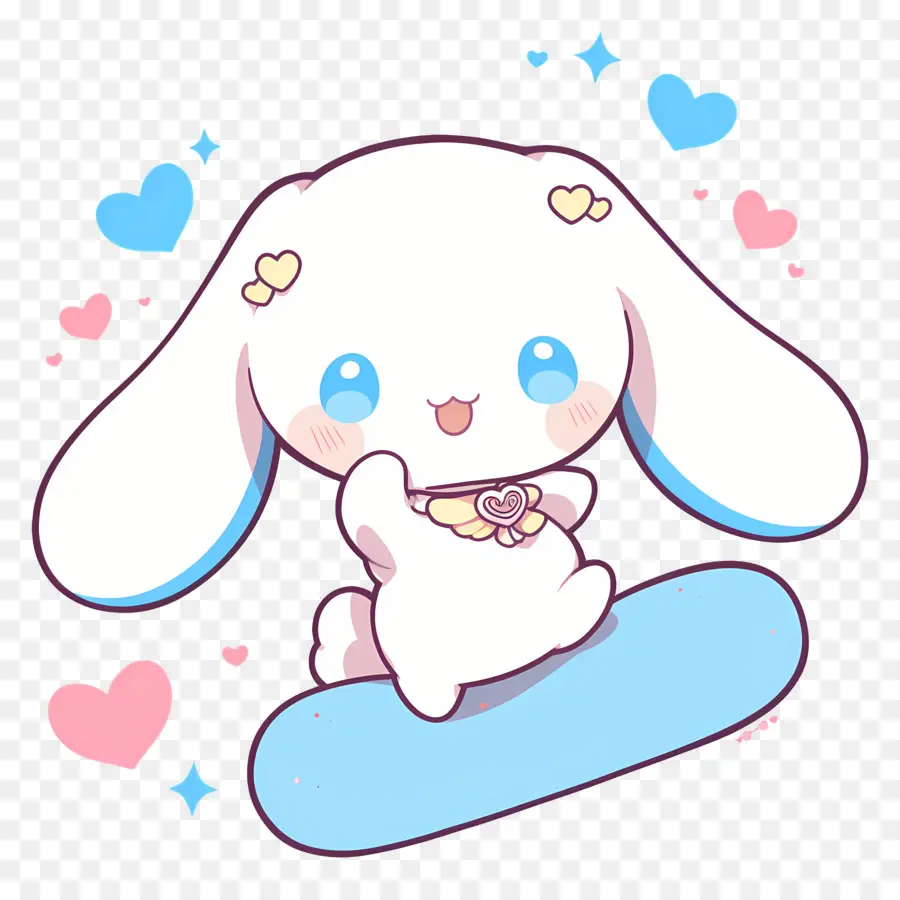 Lindo Cinnamoroll，Conejito Blanco PNG