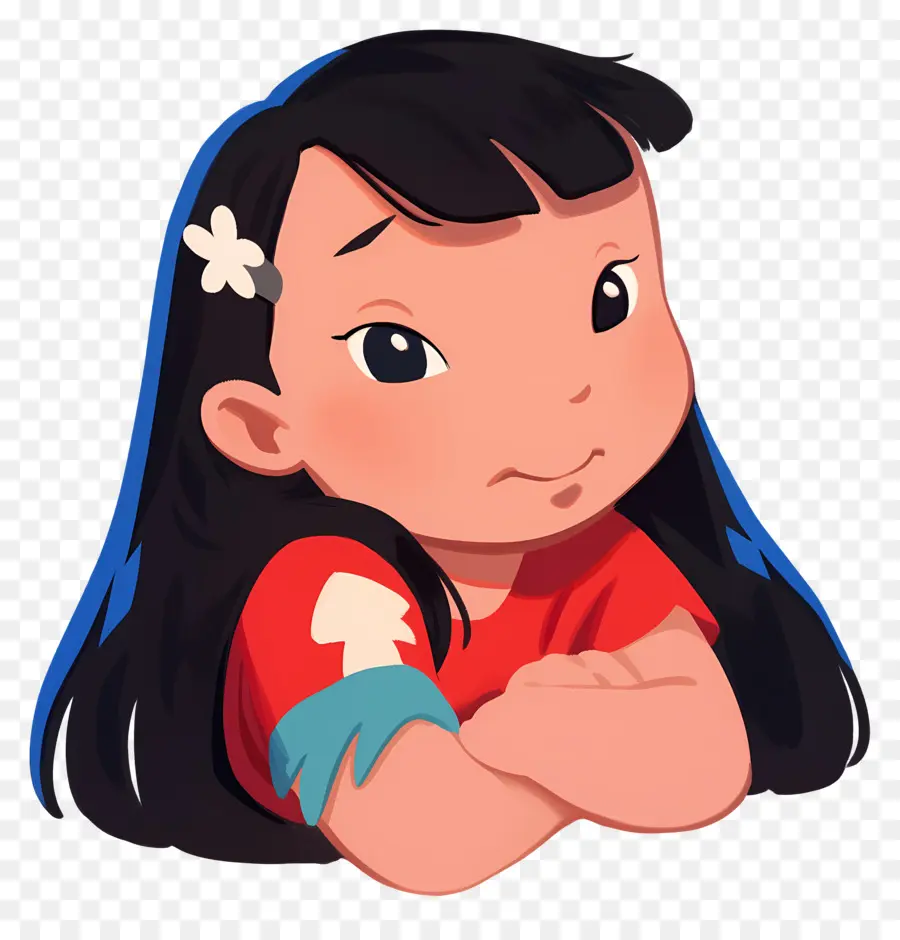 Lilo Pelekai，Chica Animada PNG