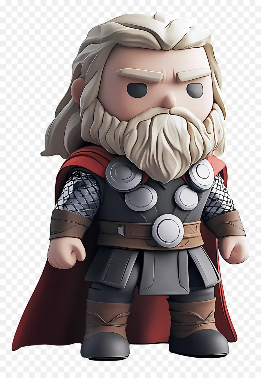 Thor，Figura De Guerrero Barbudo PNG