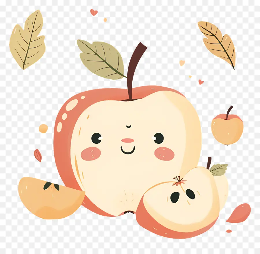 Linda Manzana，Lindas Manzanas Con Caras PNG