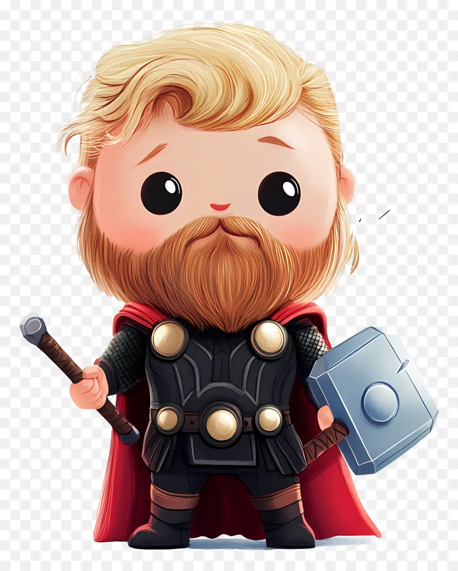 Thor，Guerrero De Dibujos Animados PNG